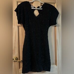 Black Silk Dress